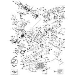 Main Assembly for DeWalt DW708