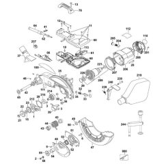 Main Assembly for DeWalt DW713