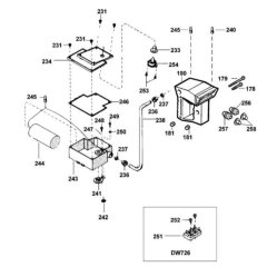 Cover Assembly for DeWalt DW726