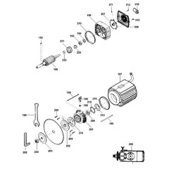 Motor Assembly for DeWalt DW726