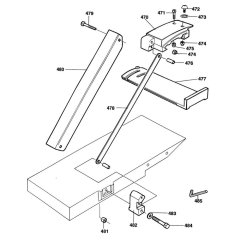 Guard Assembly for DeWalt DW733S
