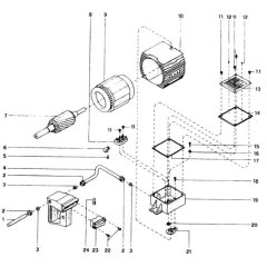 Main Assembly for DeWalt DW8001