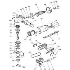 Main Assembly for DeWalt DW813
