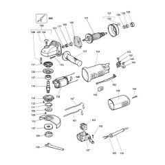 Main Assembly for DeWalt DW824