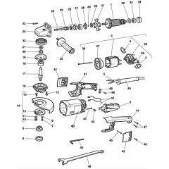 DeWalt DW846 Main Assembly