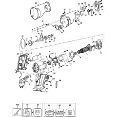 Main Assembly for DeWalt DW938K