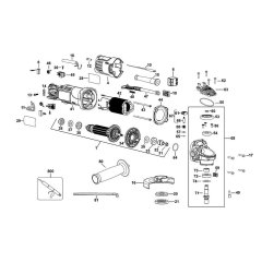 DeWalt DWE4051 Main Assembly