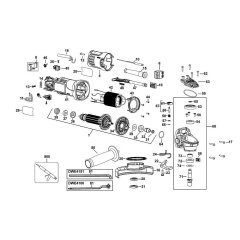DeWalt DWE4151 Main Assembly