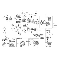 Main Assembly for DeWalt DWE4216