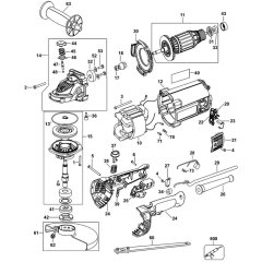 Main Assembly for DeWalt DWE492