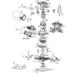 DeWalt DWE6411 Sander Assembly