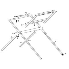 DeWalt DWE74912 Leg Stand