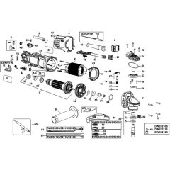 Main Assembly for DeWalt DWE8200S