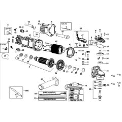 Main Assembly for DeWalt DWE8210P