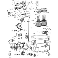 Main Assembly for DeWalt DWV901