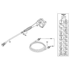 Handle Assembly for DeWalt DXPW002E