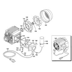 Motor Assembly for DeWalt DXPW003E