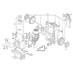 Main Assembly for DeWalt DXPW003E