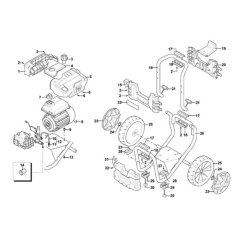 Main Assembly for DeWalt DXPW004E