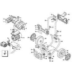 DeWalt DXPW006E Main Assembly