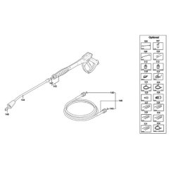 Handle Assembly for DeWalt DXPW008E