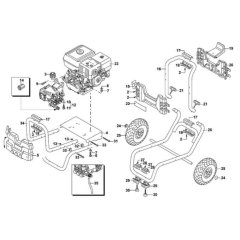Handle Assembly for DeWalt DXPW009E