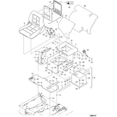 Operator Seat for BobCat E14