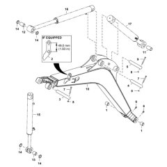 Boom Assembly for BobCat E16