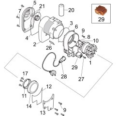 Belle Minimix 150 Motor Parts