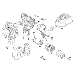 Bosch EasyDrill 12-2 Assembly