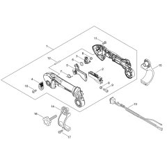 Throttle for Shindaiwa EB600RT