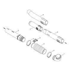 Pipe for Shindaiwa EB600RT
