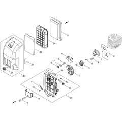 Air Cleaner & Carburettor