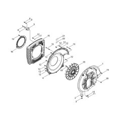 Fan Case for Shindaiwa Blower