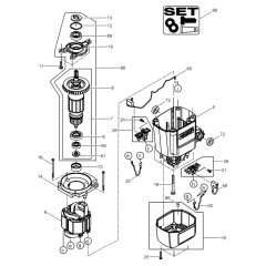 Motor Assembly for Wacker EH 6