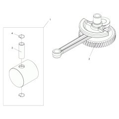 Crank Gear Assembly for Wacker