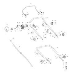 Handle Assembly for Makita ELM4110