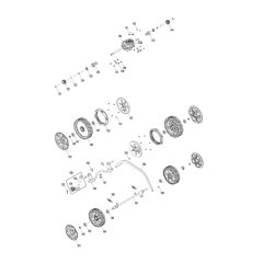 Wheel Assembly for Makita ELM4613