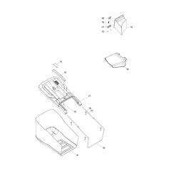 Grass Catcher for Makita ELM4613