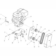 Engine & Drive Kit for Floor Saw