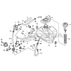 Fuel Tank for Honda EU22i
