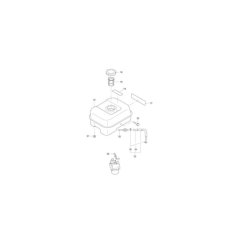 Fuel Tank Assembly for Makita