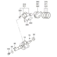 Crankshaft, Piston Assembly