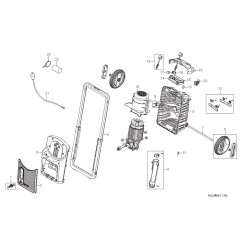 Nilfisk EXCELLENT 160-10 PAD Assembly