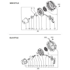 Recoils for Robin/Subaru EY15