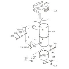 Intake Exhaust Assembly EY40
