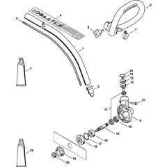 Drive Tube & Gear Head for Stihl