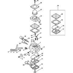 Carburetor Assembly for Stihl FC 85