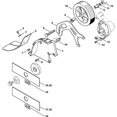 Deflector Assembly for Stihl FC 96