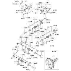 Valve/Camshaft Kawasaki FD671D